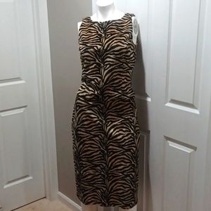 2 PC. Karen Kane Animal print skirtsuit Size 10